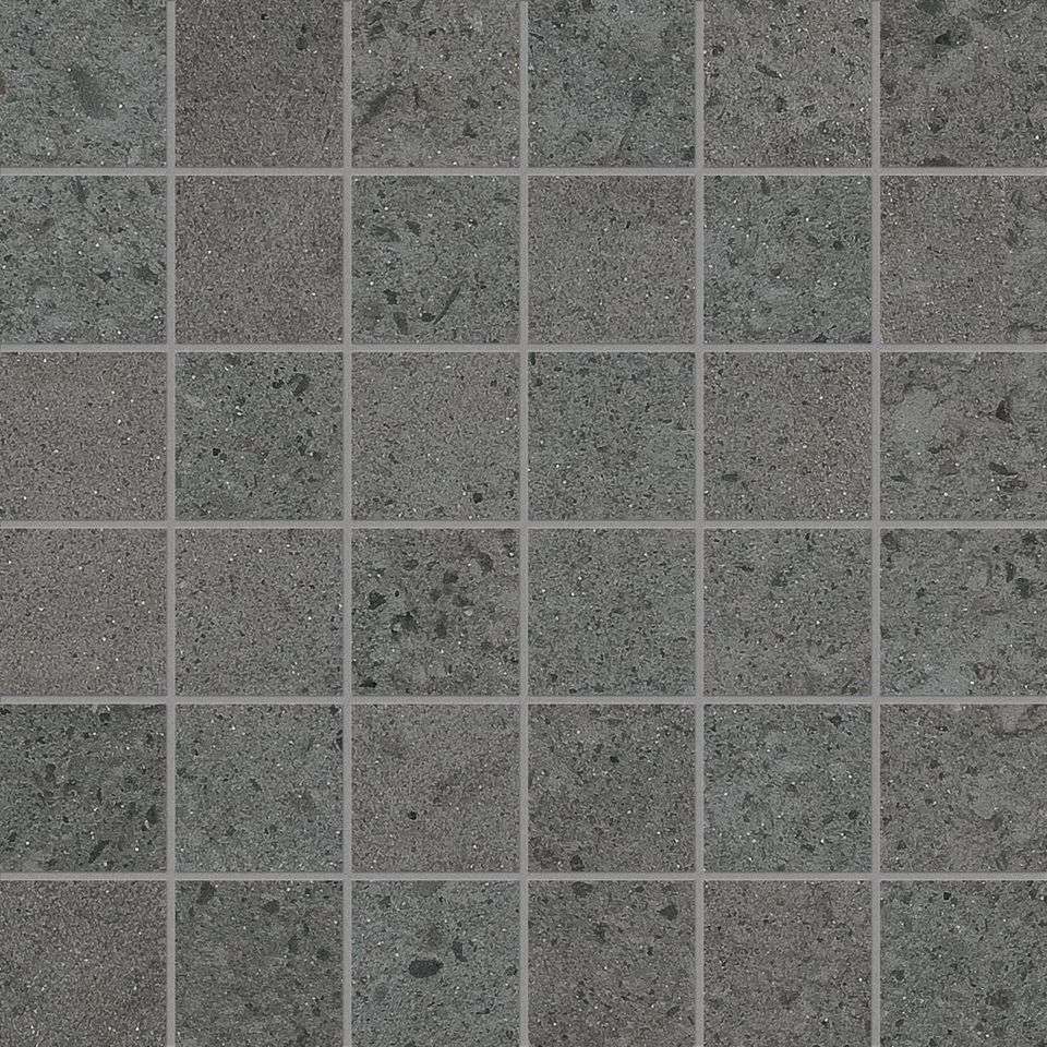Мозаика ABK Mosaico Quadretti Graphit Ret DWR09251, цвет серый, поверхность матовая, квадрат, 300x300