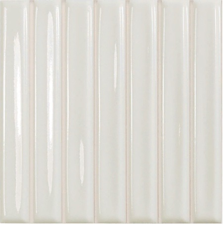 Керамогранит Wow Sweet Bars White Gloss 130050, цвет белый, поверхность глянцевая, квадрат, 116x116