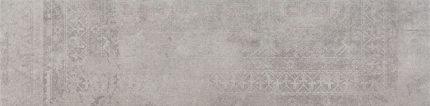 Керамогранит Argenta Indore Decor Smoke, цвет серый, поверхность матовая, прямоугольник, 225x900