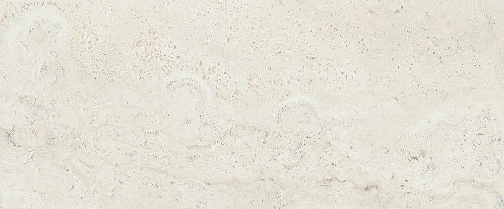 Широкоформатный керамогранит Provenza Unique Travertine Minimal White Naturale ELL6, цвет белый, поверхность натуральная, прямоугольник, 1200x2780