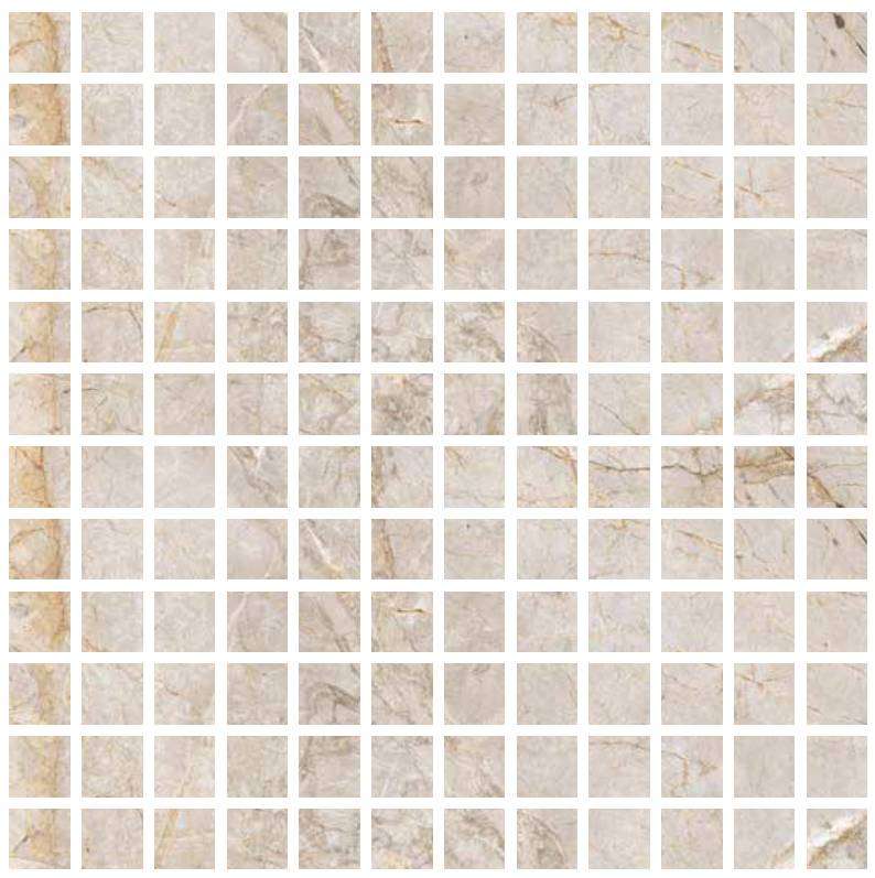 Мозаика Varmora Alkarz Mosaic 23,5x23,5 Rocker, цвет бежевый, поверхность структурированная, квадрат, 303x303