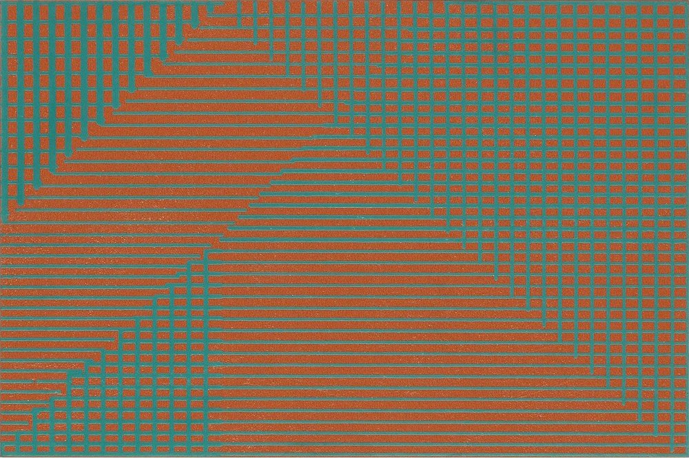 Керамогранит Mutina Tierras Frame Rust PUTD97, цвет разноцветный, поверхность матовая, прямоугольник, 200x300