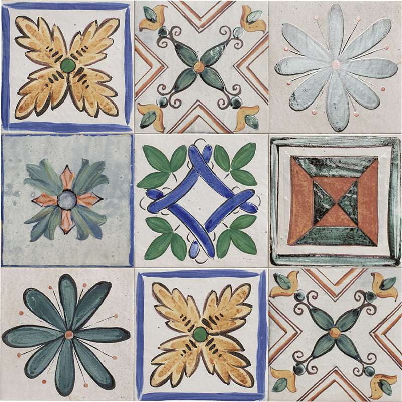 Декоративные элементы Mainzu Portocervo Decor, цвет разноцветный, поверхность матовая, квадрат, 200x200