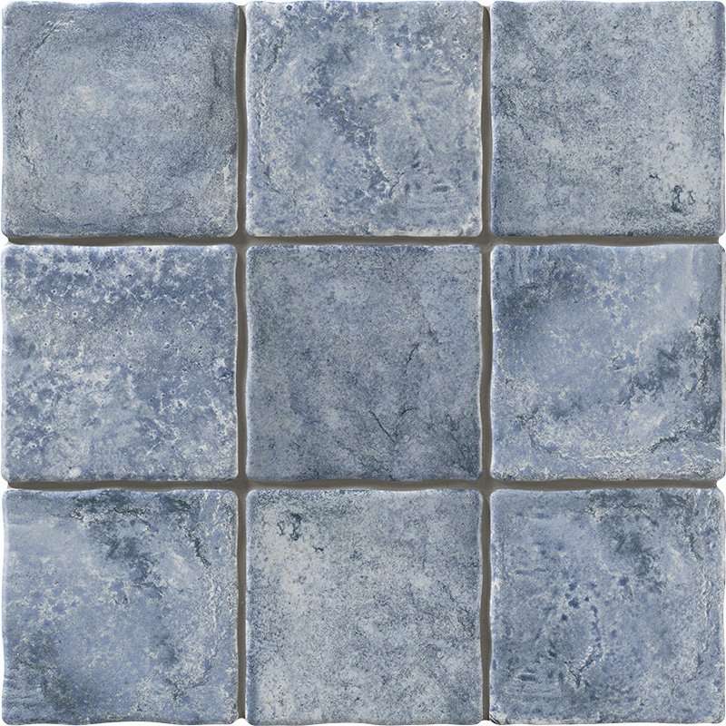 Керамическая плитка Mainzu Duomo Blu, цвет синий, поверхность матовая, квадрат, 200x200