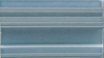 Бордюры Grazia Essenze Capitello Genziana CAP06, цвет голубой, поверхность глянцевая, прямоугольник, 75x130