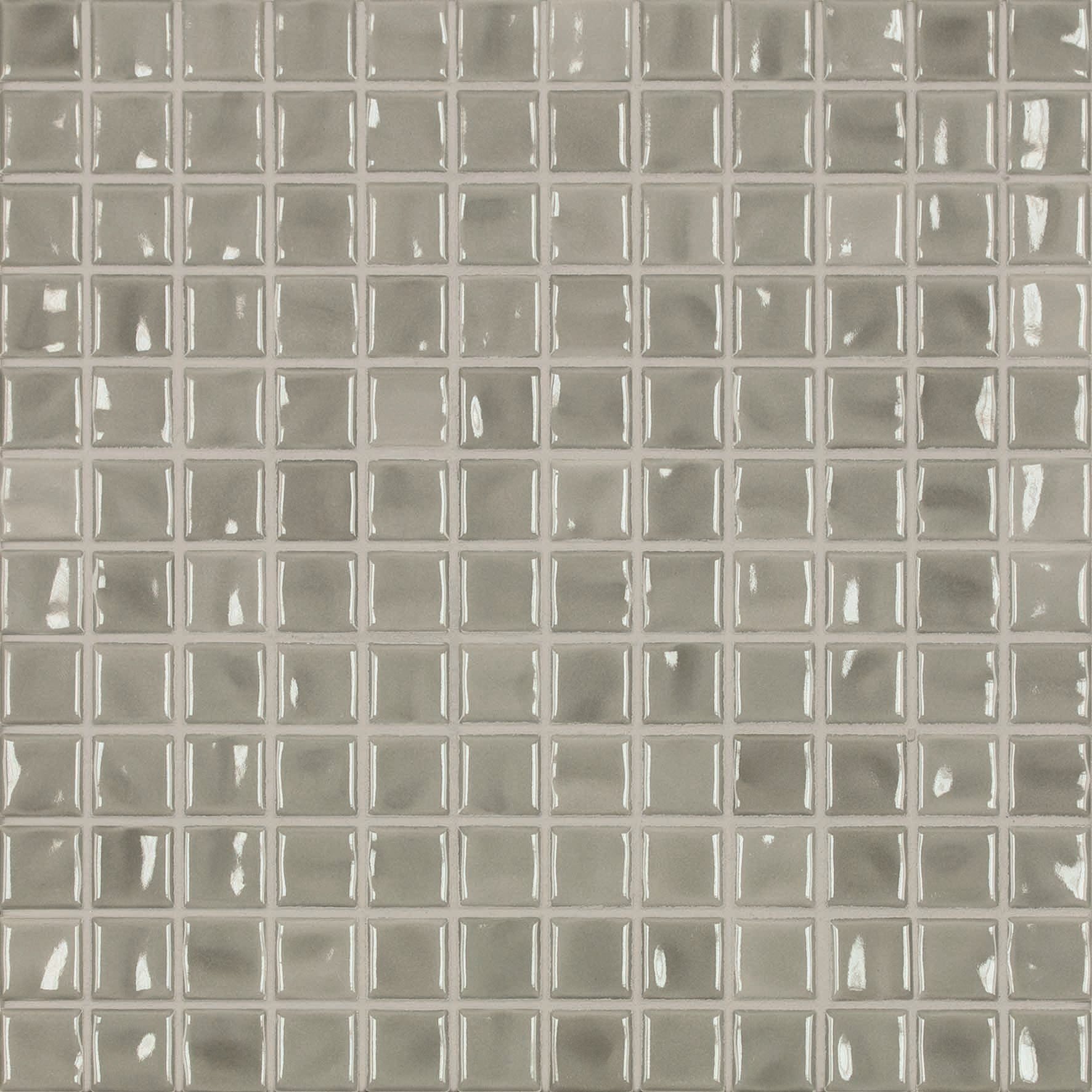 Мозаика Jasba 41922H Amano Light Gray Glossy, цвет серый, поверхность глянцевая, квадрат, 316x316