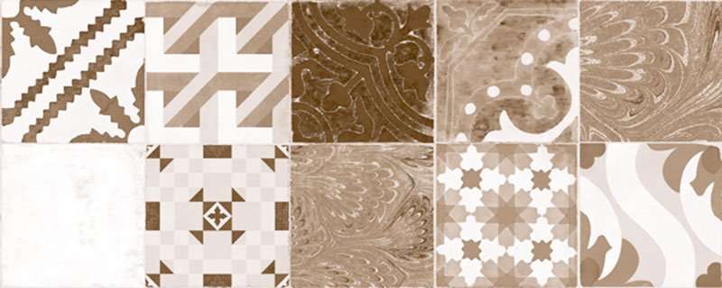 Декоративные элементы Superceramica Nevada Decor Marron, цвет коричневый, поверхность матовая, прямоугольник, 200x500