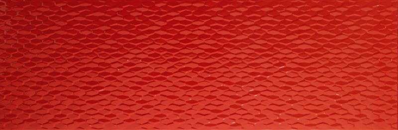 Керамическая плитка Grespania Futura Rojo, цвет красный, поверхность глянцевая, прямоугольник, 300x900