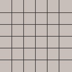 Мозаика Ce.Si Full Body Alluminio Su Rete 5x5, цвет серый, поверхность матовая, квадрат, 300x300