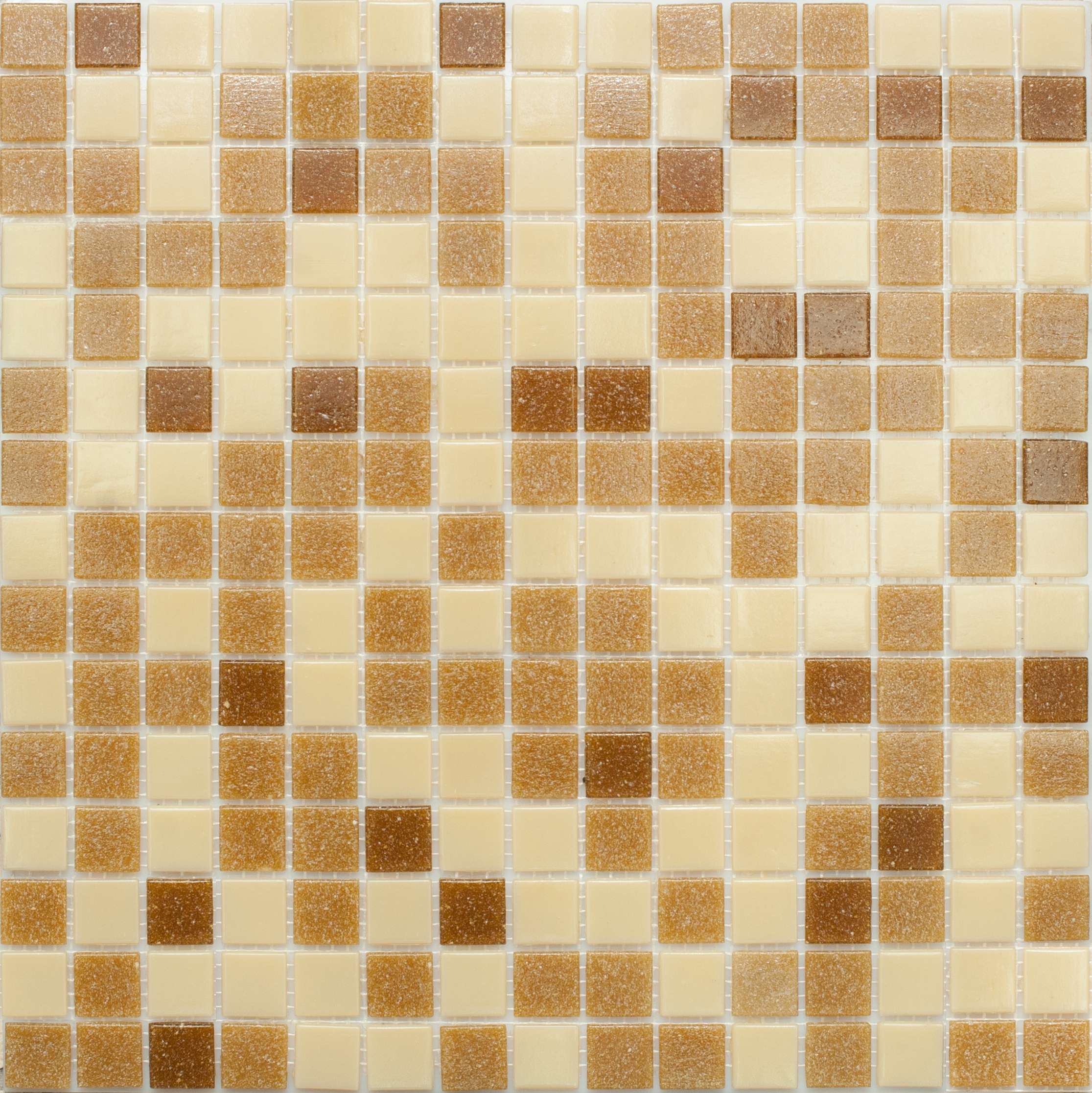 Мозаика NS Mosaic MIX3 Сетка, цвет коричневый, поверхность глянцевая, квадрат, 327x327