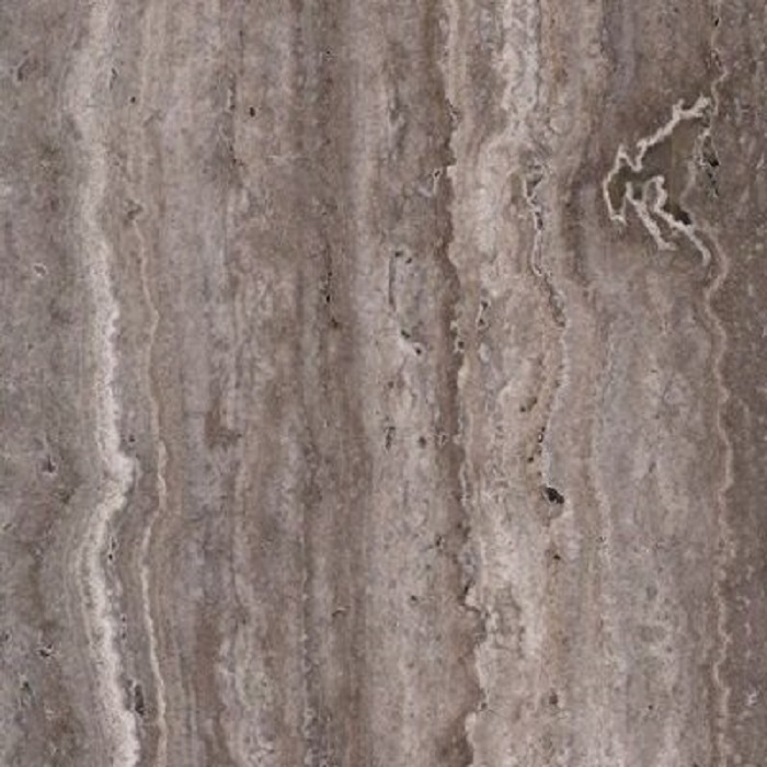 Керамогранит Casalgrande Padana Marmoker Travertino Titanium Lucido, цвет коричневый, поверхность глянцевая, квадрат, 590x590