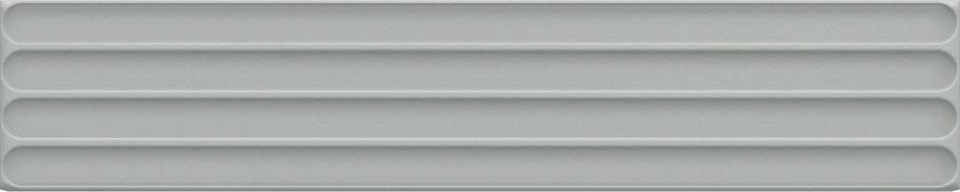 Керамическая плитка DNA Plinto In Grey Matt, цвет серый, поверхность матовая рельефная, прямоугольник, 107x542