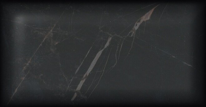 Керамическая плитка Kerama Marazzi Фрагонар чёрный грань 16074, цвет чёрный, поверхность глянцевая, прямоугольник, 74x150