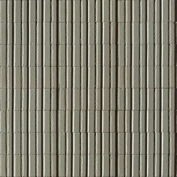 Керамическая плитка Ragno Glace Struttura 3D Raye Muschio Glossy RAEN, цвет серый, поверхность глянцевая рельефная, прямоугольник, 75x200