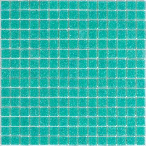 Мозаика Alma Mosaic Sandy SE70, цвет бирюзовый, поверхность матовая, квадрат, 327x327