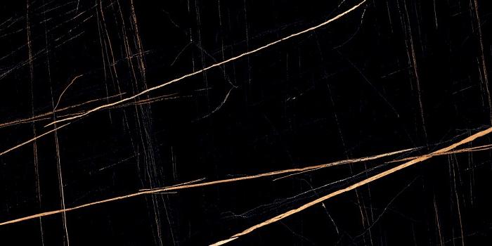 Керамогранит Italica Saint Laurent Glamour, цвет чёрный, поверхность полированная, прямоугольник, 600x1200