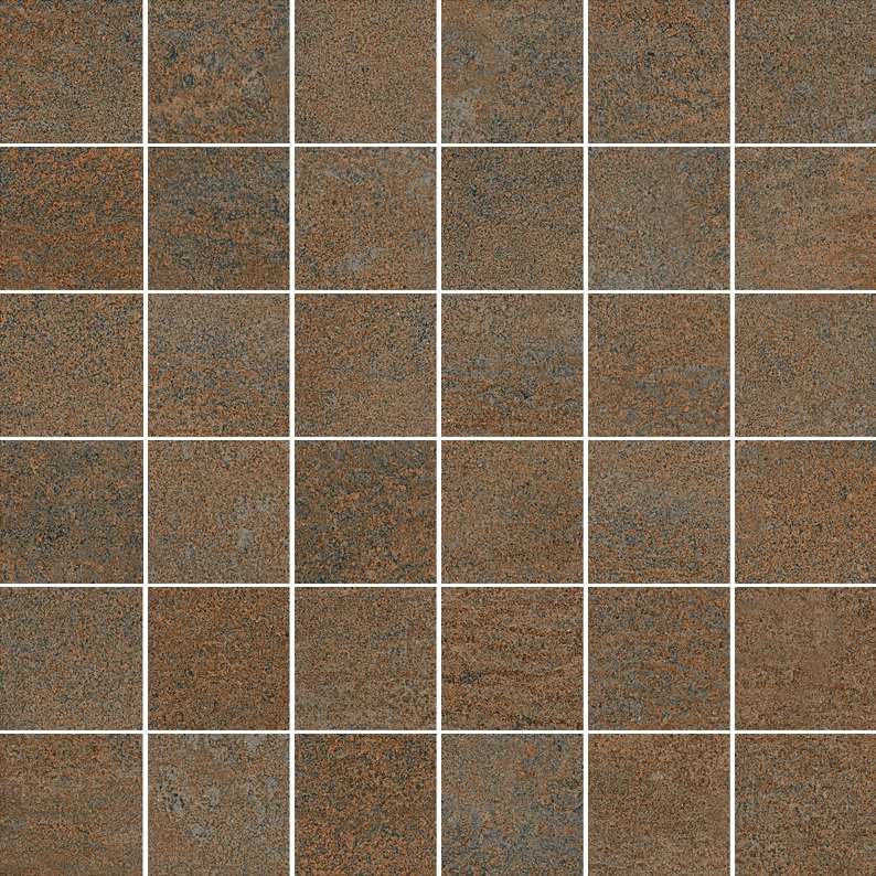 Мозаика Sant Agostino Oxidart Mosaico Copper CSAMOXCO30, цвет коричневый, поверхность матовая, квадрат, 300x300