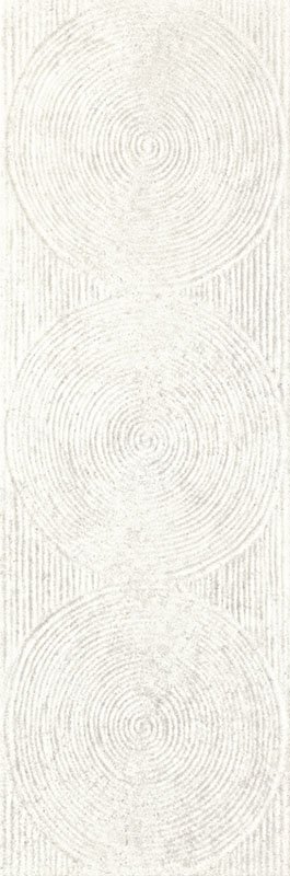 Керамическая плитка Paradyz Nirrad Bianco Struktura, цвет серый, поверхность матовая, прямоугольник, 200x600