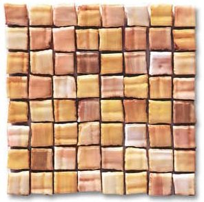 Мозаика Ker-av Frammenti&Riflessi Calda Rif/Colori su Rete (3,75X3,75) KER-9037C, цвет бежевый, поверхность глянцевая, квадрат, 300x300