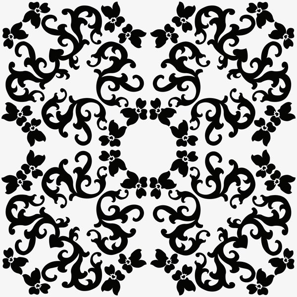 Декоративные элементы Bardelli Bardelli Iris 1 Nero, цвет чёрно-белый, поверхность глянцевая, квадрат, 200x200