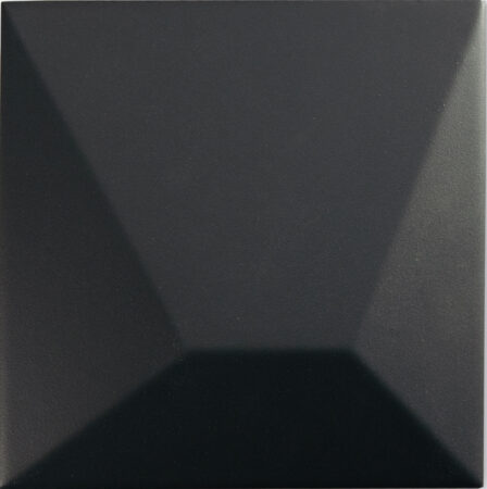 Керамическая плитка Wow Nilo M Contract Graphite Matt 106535, цвет серый тёмный, поверхность матовая 3d (объёмная), квадрат, 125x125
