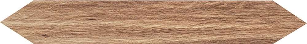 Бордюры Tubadzin Ducado Wood, цвет коричневый, поверхность глянцевая, прямоугольник, 74x527