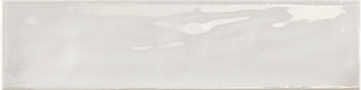 Керамическая плитка Prissmacer Rain Bianco 30, цвет белый, поверхность глянцевая, прямоугольник, 75x300