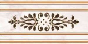 Вставки Нефрит керамика Пастораль 04-01-1-10-03-06-460-2, цвет бежевый, поверхность глянцевая, прямоугольник, 500x250