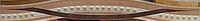 Бордюры Нефрит керамика Грато 05-01-1-56-03-23-420-0, цвет бежевый, поверхность глянцевая, прямоугольник, 400x50