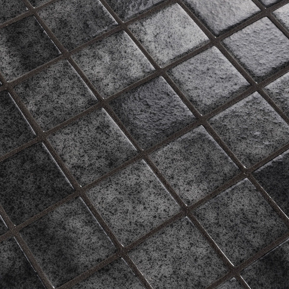 Мозаика Ezarri Safe-Steps 5016 - B, цвет чёрный, поверхность матовая, квадрат, 365x365