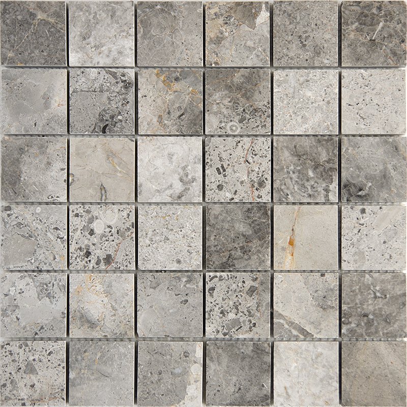 Мозаика Starmosaic Wild Stone VLgP, цвет серый, поверхность матовая, квадрат, 300x300