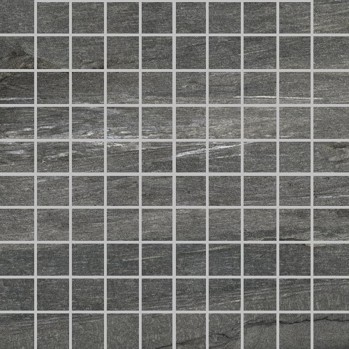 Мозаика Floor Gres Airtech Basel Grey Nat Mosaico (3X3) 761045, цвет серый, поверхность матовая натуральная, квадрат, 300x300