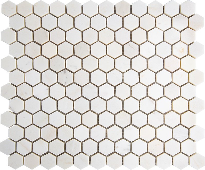 Мозаика Starmosaic Wild Stone Hexagon VMwP, цвет белый, поверхность полированная, шестиугольник, 270x305