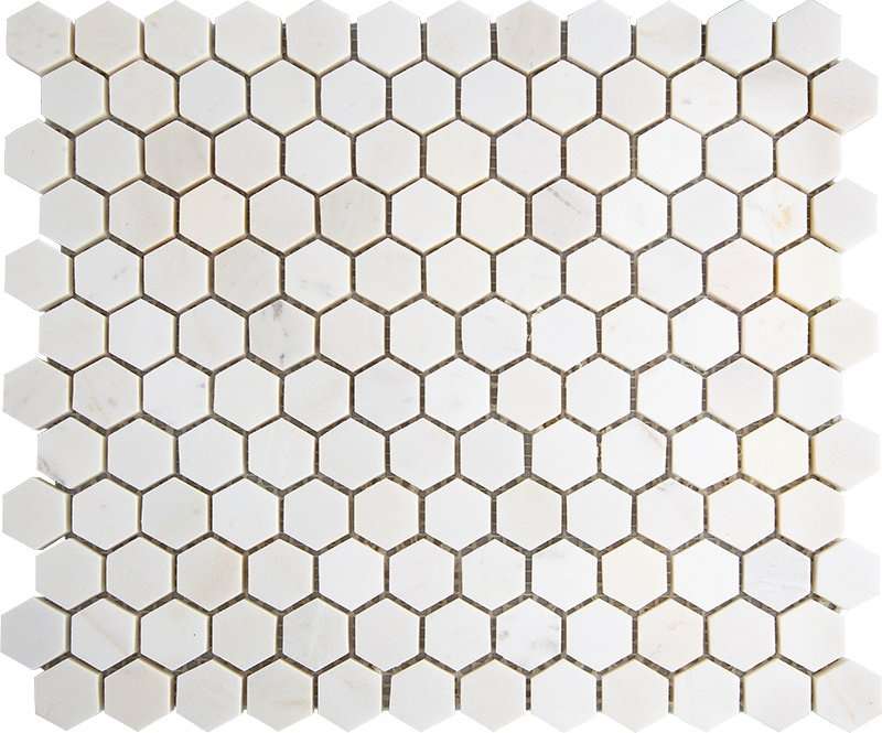 Мозаика Starmosaic Wild Stone Hexagon VMwP, цвет белый, поверхность полированная, шестиугольник, 270x305