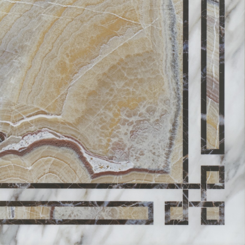 Керамическая плитка Еврокерамика Монтерросо 3 MN 0143, цвет бежевый, поверхность глянцевая, квадрат, 400x400