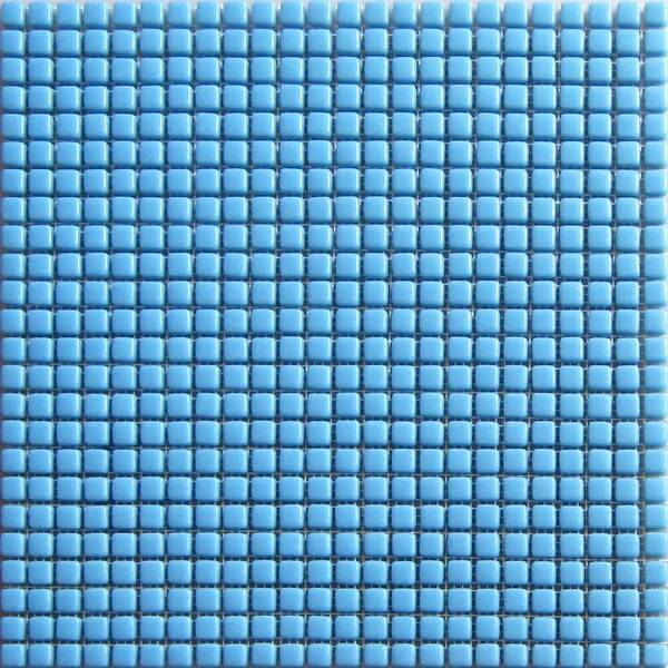 Мозаика Lace Mosaic SS 08, цвет синий, поверхность глянцевая, квадрат, 315x315