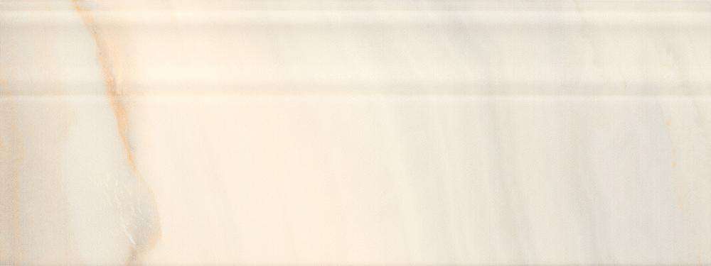 Бордюры Serra Agatha Bone Skirting&Finishing, цвет белый, поверхность глянцевая, прямоугольник, 150x400
