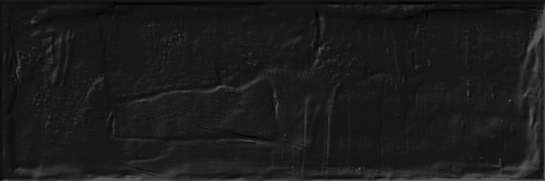 Керамогранит Gaya Fores Brick Black, цвет чёрный, поверхность сатинированная, под кирпич, 110x311