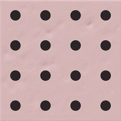 Декоративные элементы Vives Filippo Soul Chaya Rosa, цвет чёрный розовый, поверхность матовая, квадрат, 200x200