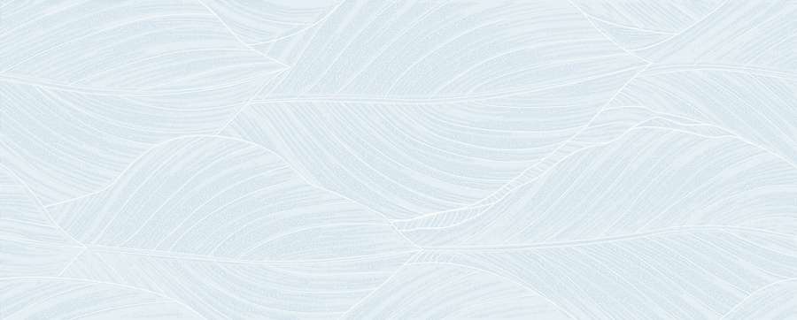 Керамическая плитка Azori Lounge Mist Oasis, цвет голубой, поверхность матовая, прямоугольник, 201x505