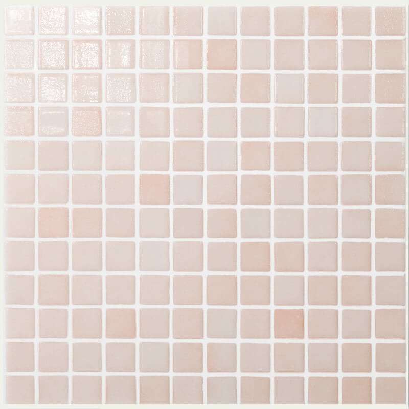 Мозаика Vidrepur Colors № 502 (На Бумаге), цвет розовый, поверхность глянцевая, квадрат, 317x317