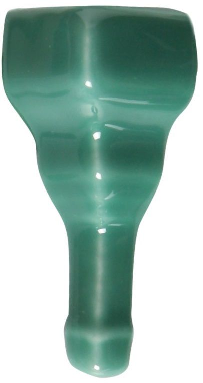 Спецэлементы Adex ADRI5069 Angulo Exterior Cornisa Rimini Green, цвет зелёный, поверхность глянцевая, , 25x50
