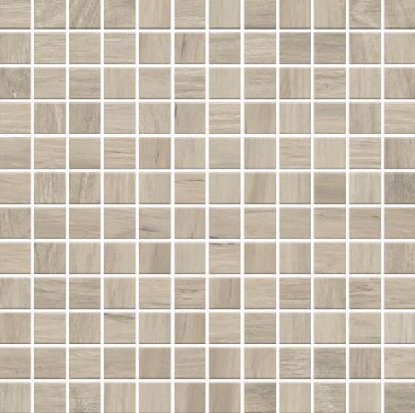 Мозаика Monocibec Charm Walnut Mos (2,5X2,5) 108384, цвет серый, поверхность натуральная, квадрат, 300x300