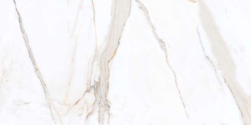 Керамогранит Italica Beiker Carara Polished, цвет белый бежевый, поверхность полированная, прямоугольник, 600x1200