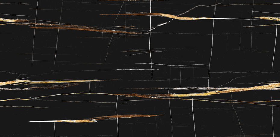 Керамогранит Decovita Sahara Noir Full Lappato, цвет чёрный, поверхность лаппатированная, прямоугольник, 600x1200