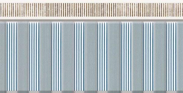 Бордюры Atlantic Tiles Jeunet Zocalo Amelie Bleu, цвет голубой, поверхность сатинированная, прямоугольник, 150x295
