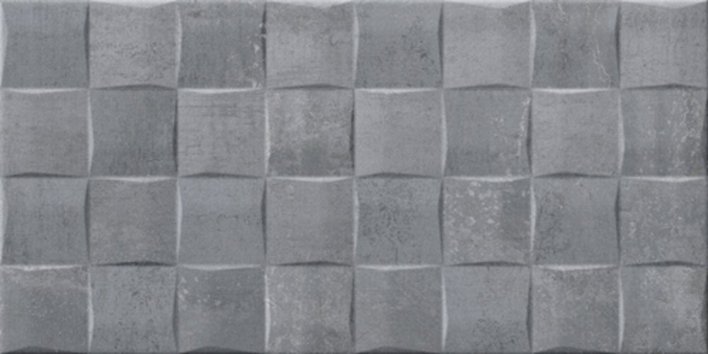 Декоративные элементы Keraben Barrington Art Graphite, цвет серый, поверхность рельефная, прямоугольник, 250x500