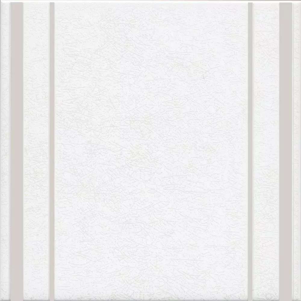 Декоративные элементы Kerama Marazzi Барберино 1 белый глянцевый HGD\A565\5155, цвет белый, поверхность глянцевая, квадрат, 200x200