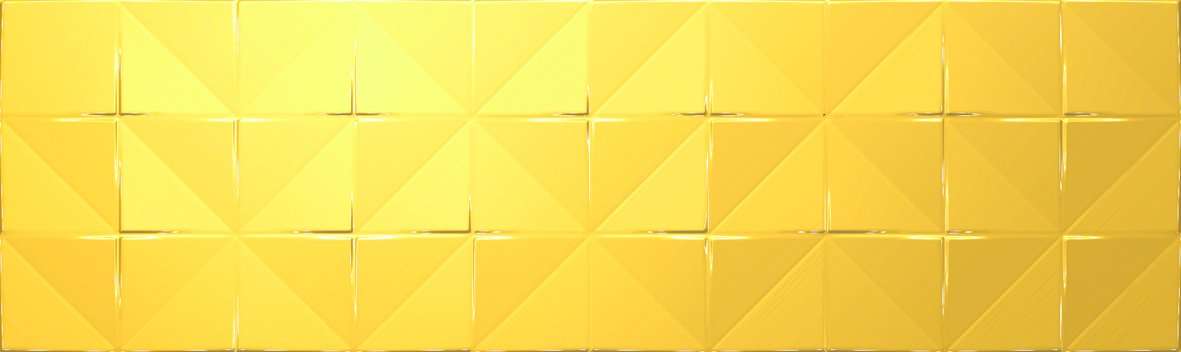 Декоративные элементы Aparici Glaciar Gold Box, цвет жёлтый, поверхность глянцевая, прямоугольник, 298x996