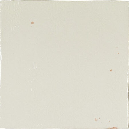 Декоративные элементы Wow Mestizaje Zellige Decor White 111353, цвет белый, поверхность глянцевая, квадрат, 125x125